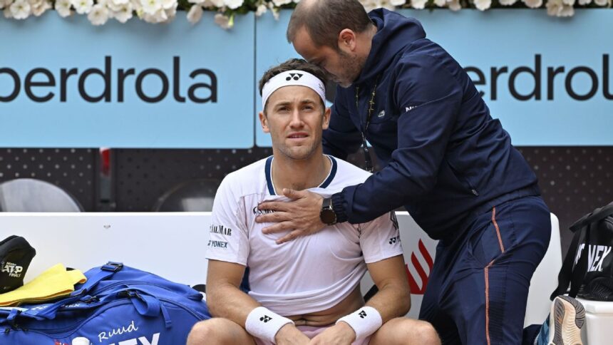 Rudo overcomes injury to reach Madrid Open Final vs. Draper