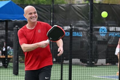 Andre Agassi made his debut in the US Open Pickle Ball Championship