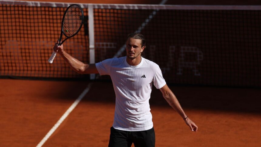 Alexander Zverev, Alinasave Advance, Italian Open Open