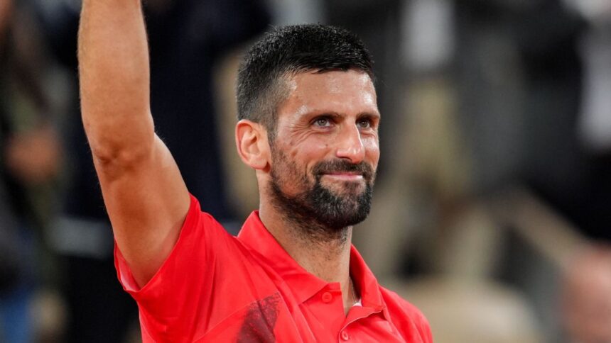 Novak Djokovic wins one French Open victory vs. Mackie McDonald