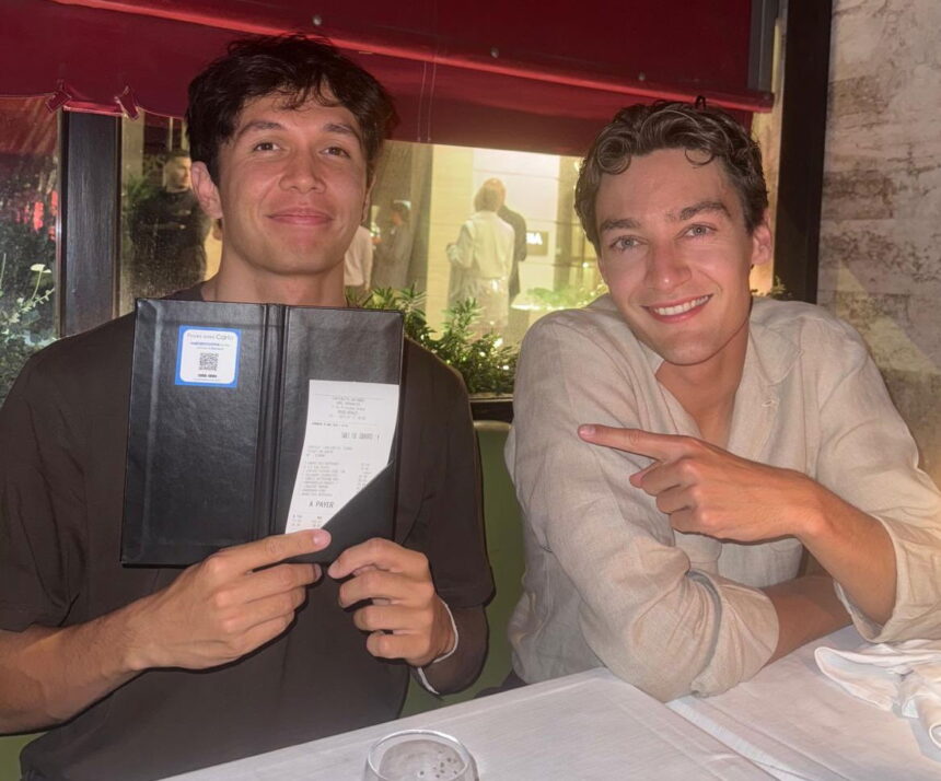 Alex Albon buys George Russell's dinner and places a violent clash behind them