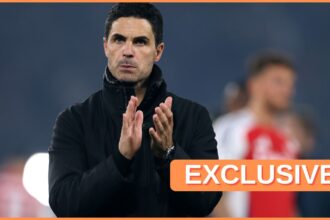 Arsenal manager Mikel Arteta