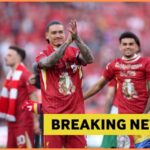 Darwin Nunez celebrates Liverpool