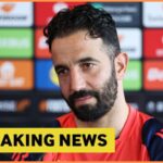 Ruben Amorim at his press conference, plus yellow