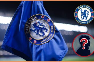 Chelsea flag at Stamford Bridge