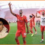 Ryan Gravenberch celebrates Liverpool