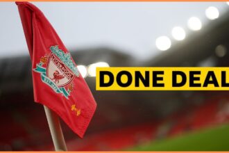 Liverpool FC flag and