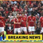 Bruno Fernandes with his Manchester United teammates