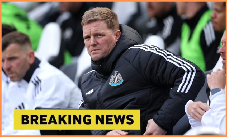 Newcastle United manager Eddie Howe