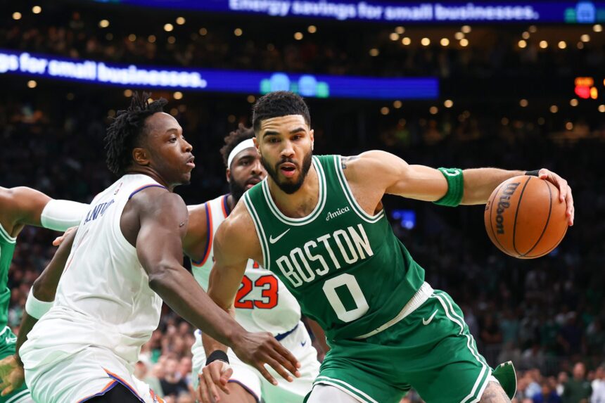 Chris Bruthard shares Michael Jordan theories about Jason Tatum's struggle as the Boston Celtics become 2-0 down vs. New York Knicks