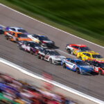 Christopher Bell "just trying to finish" at the Nascal Kansas Race.