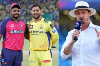 Dale Steyn MS Dhoni CSK RR Sanju Samson