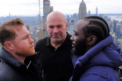 Dana White Canelo Alvarez Terence Crawford