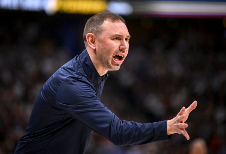 David Adelman is in honor of the Denver Nuggets legend, as he plays his role as a permanent head coach.