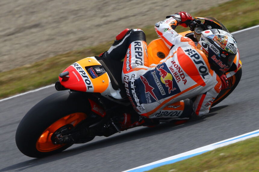 Description: Marc Marquez Crash Prevention, a MotoGP game changer