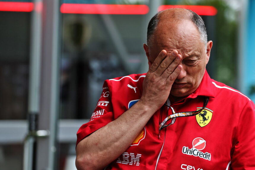 Does Fred Vasser feel pressure in Ferrari, or is Lewis Hamilton miserable?