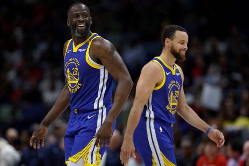 Draymond Green defends Stephen Curry, who has not returned to the Warriors Timberwolves series after his injury. "It's not the answer..."