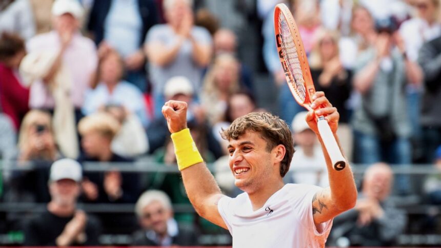Flavio Koboli disrupts third seed Andrei Rublev to win the Hamburg Open