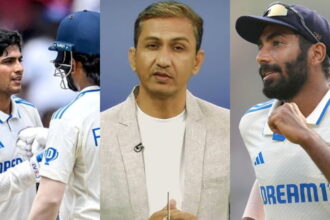 KL Rahul, Shubman Gill, Sanjay Bangar and Jasprit Bumrah