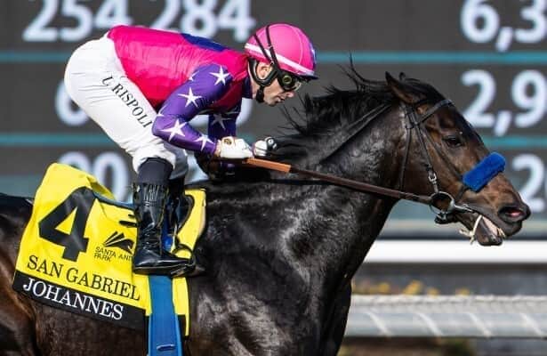 Grade 1 winner Johannes is approaching his first job of the year