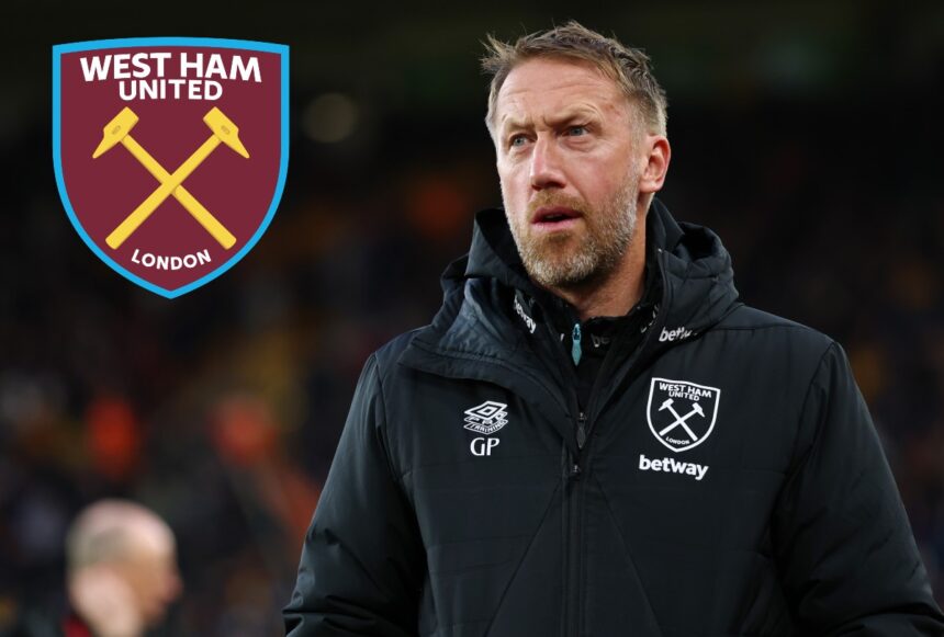 Graham Potter during West Ham vs Wolves