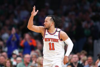 NBA fans are shocked as the Knicks make playoff history while defeating the Celtics in Game 2.