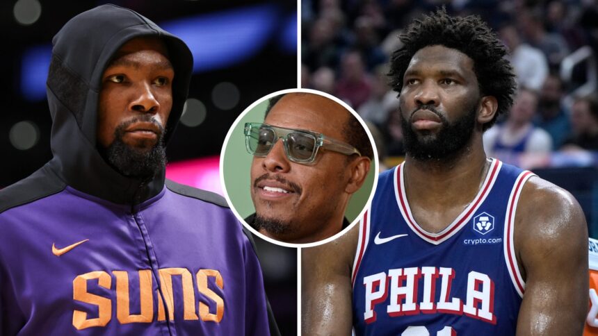 Paul Pierce gives a replacement for the Philadelphia 76ers move for Kevin Durant and sends Embiid to the Golden State Warriors