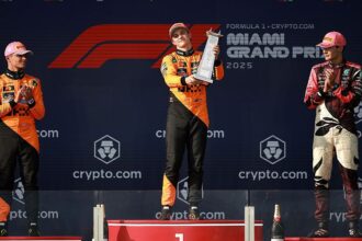 Piastri won 3 peats in the Miami Grand Prix victory