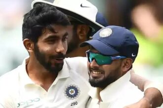 Rishabh Pant Jasprit Bumrah Test India