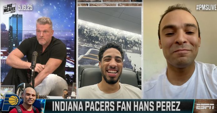 Tyrese Haliburton and fan