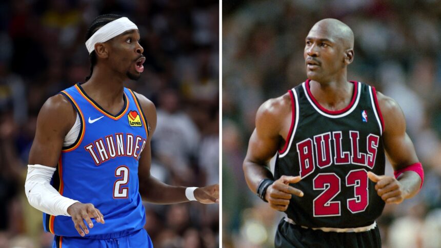 Shai Gilgeous-Alexander was able to unleash the achievements of the NBA only Michael Jordan and two other NBA Legends have been
