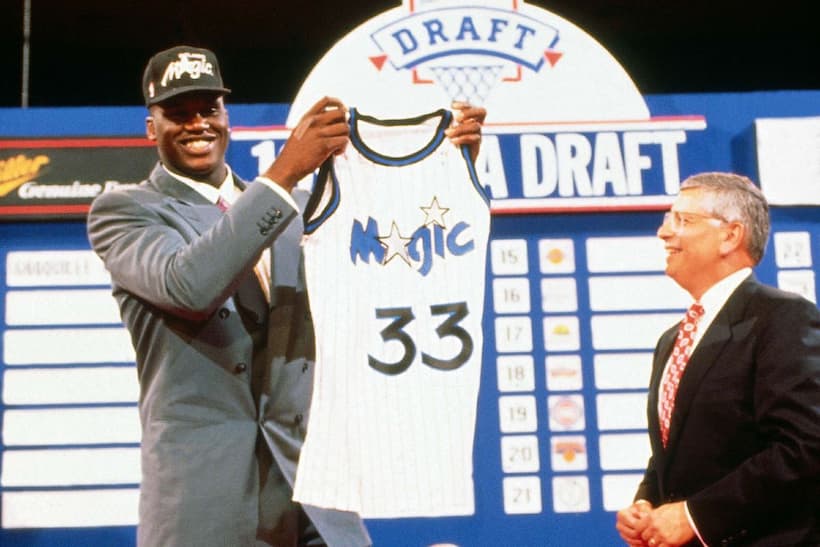 Shaq and David Stern pic