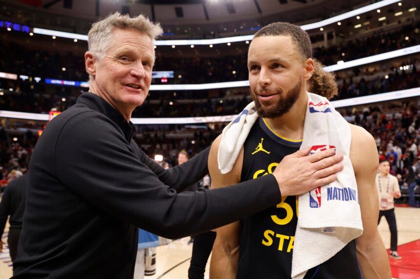 Steve Kerr explains the similarities between Stephen Curry and his previous MVP "The Two Most..." that he played.