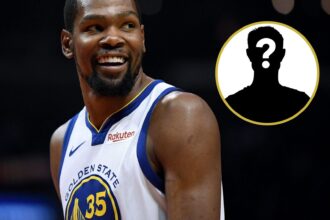 The La Lakers legend welcomed the Warriors star as "Little Kevin Durant" before the 2014 MVP's infamous move to Golden State