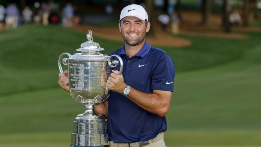 The PGA Championship victory reaffirms Scotty Scheffler's location above the sport