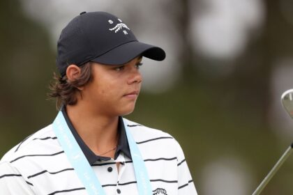 Tiger's son, Charlie Woods, is not qualified for us.