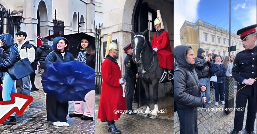 Scenes from a London street with a King
