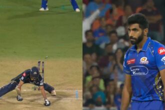 Washington Sundar Bowled By Jasprit Bumrah