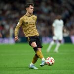 Real Sociedad midfielder Martin Zubimendi in action
