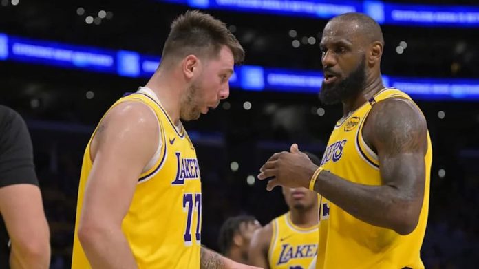 LeBron James and Luka Doncic