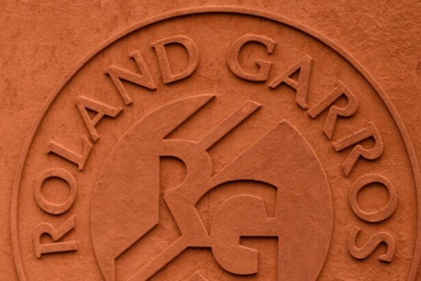 Former champion Henin presents French open trophy Agassi