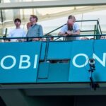 Alexander Zverev supports fan hits for Falling Advertising Board