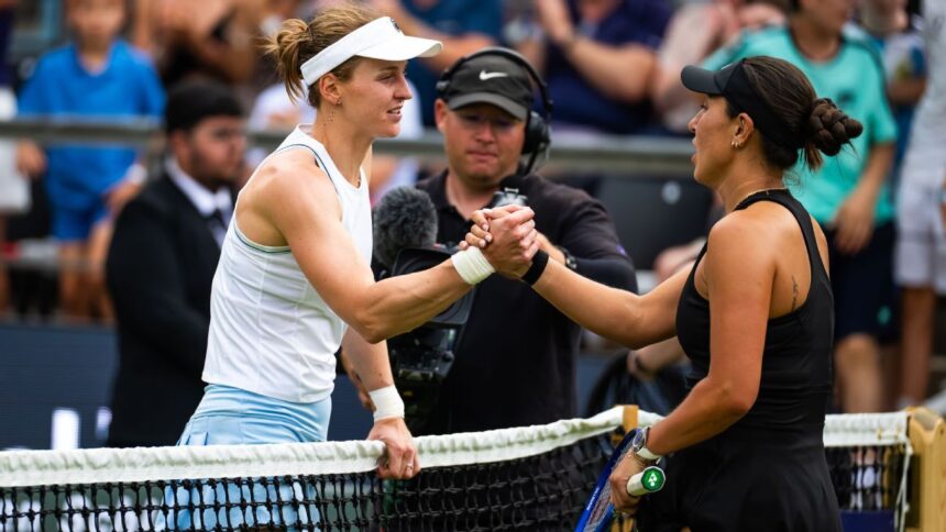 Samsonova saves two match points and drives out Pegula at the Berlin Open