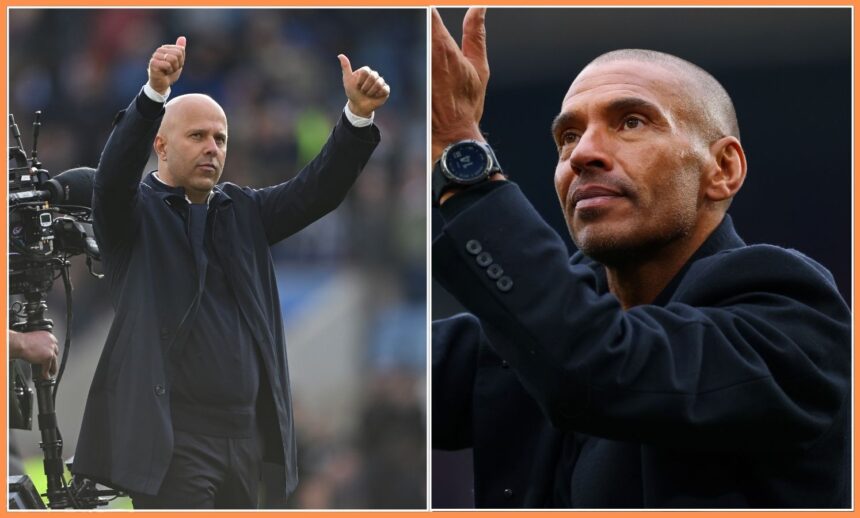 Arne Slot and Stan Collymore