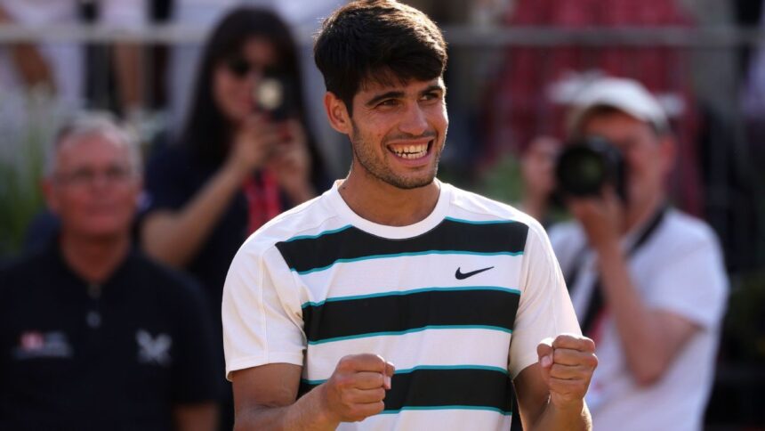 Alcaraz handles Agut and faces Lehecca in the Queens Club Final