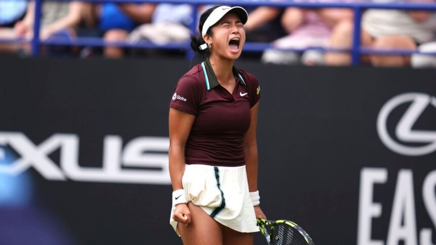 Alex Ela beats Barbara Gracheva to the Eastbourne Open Finals