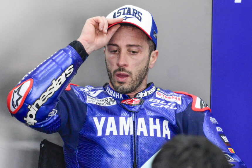Andrea Dovizioso Tests V4, Yamaha That explains the turn of Fabio Quartaro