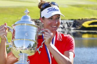 Brittany Lang was appointed assistant captain of the '26 Solheim Cup