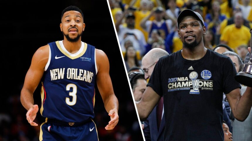 CJ McCollum drops a "filthy" response to Kevin Durant in the Golden State Warriors' accusations.