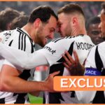 Federico Gatti celebrates with his Juventus teammates